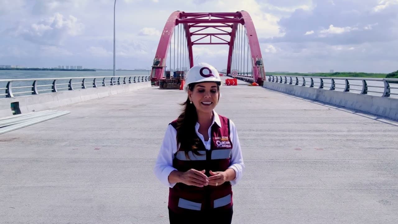 Así luce el  Puente Nichupté 